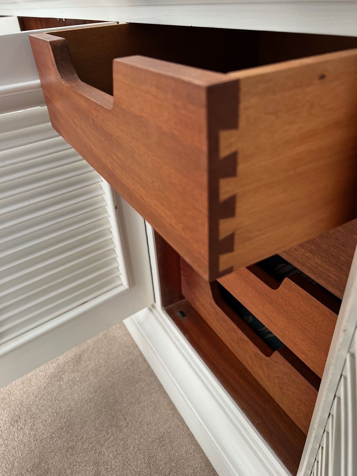 photo for sale Younger Sideboard Mid Century Teak Painted