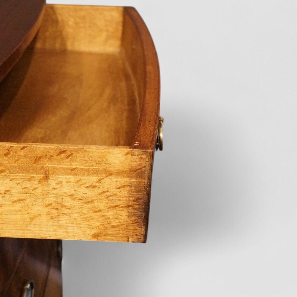 George VI Mahogany Bow Front Chest photo furniture
