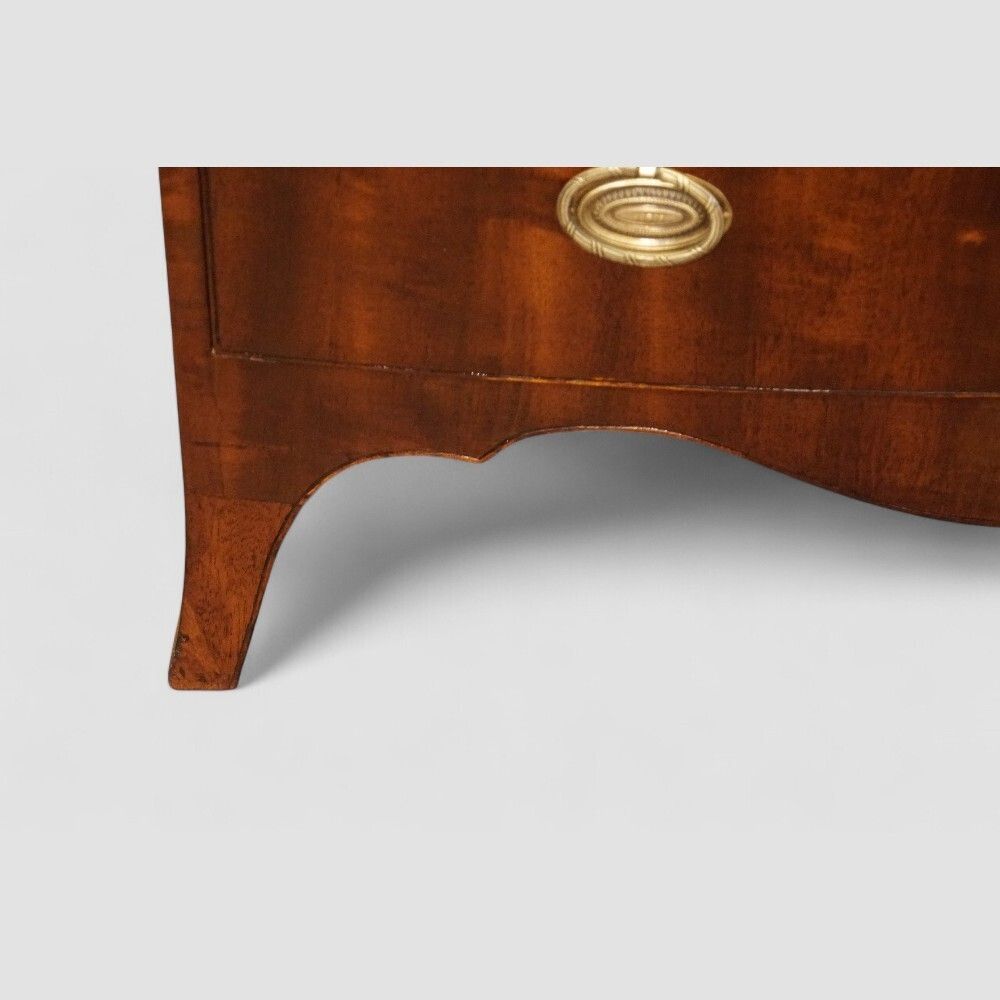 George VI Mahogany Bow Front Chest photo 1275.0