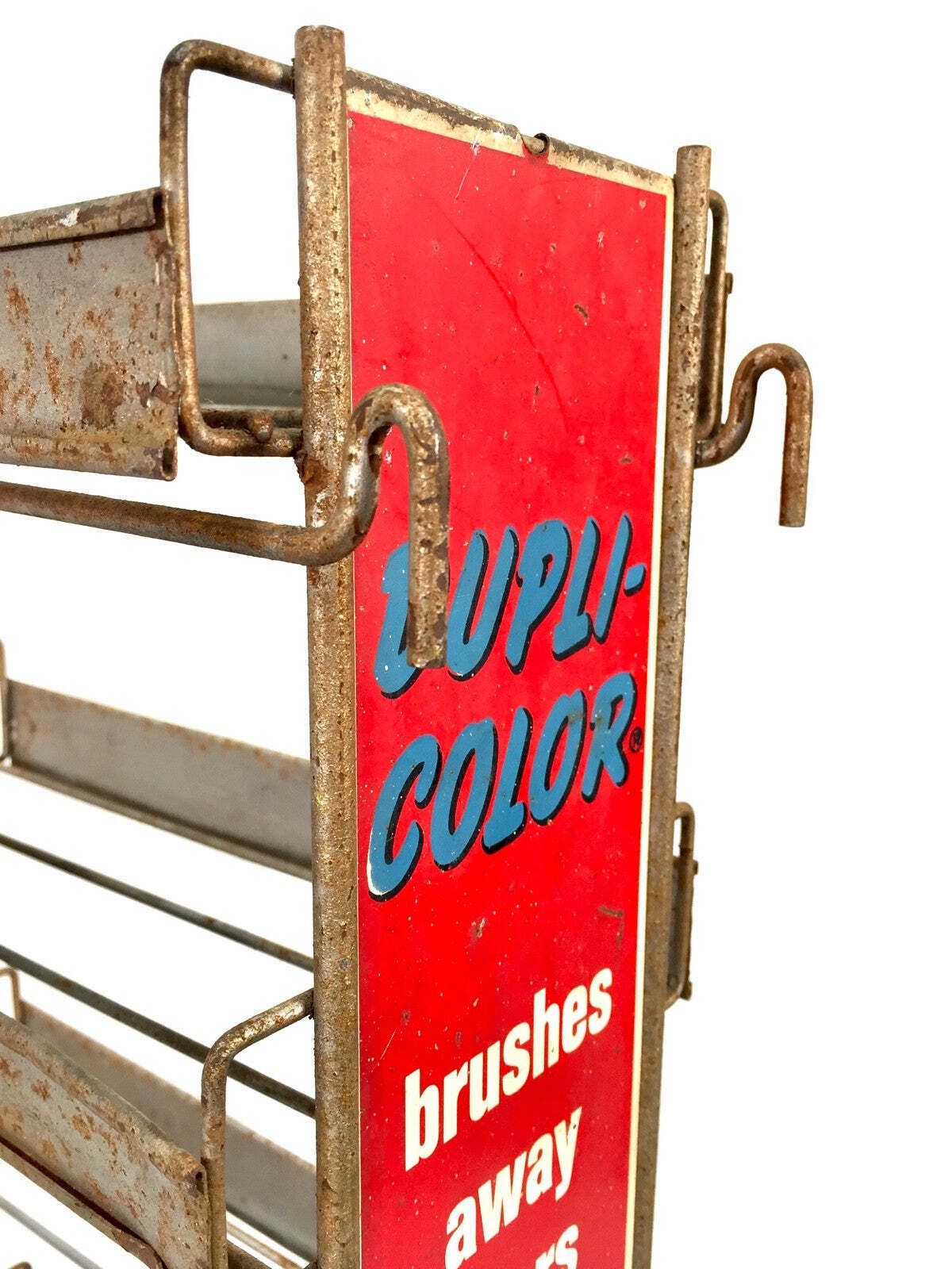 photo furniture Antique Advertising 1970s Dupli Color Car Garage Shop Display Dispenser Rack