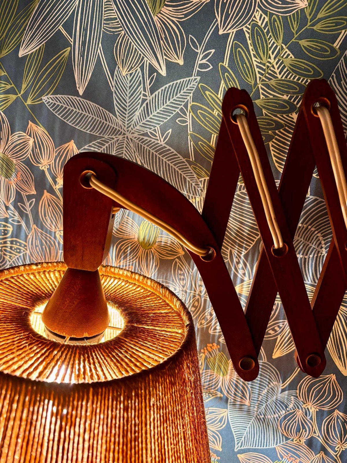 Teak Scissor Wall Lamp By Ib Fabiensen For Fog And Morup photo furniture