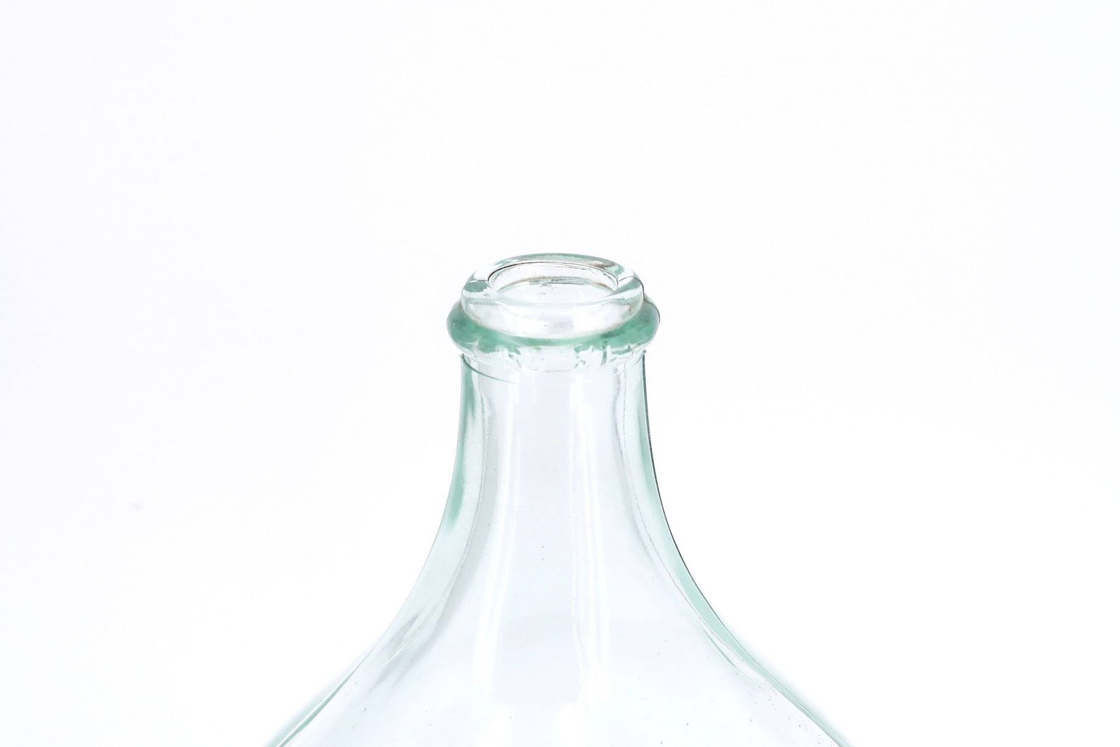 Small French Transparent Glass Demi John, 1950s / Bottle, Vase, Country, Farmhouse, Boho Chic, Folk, Garden, Country, Home Decor photo furniture