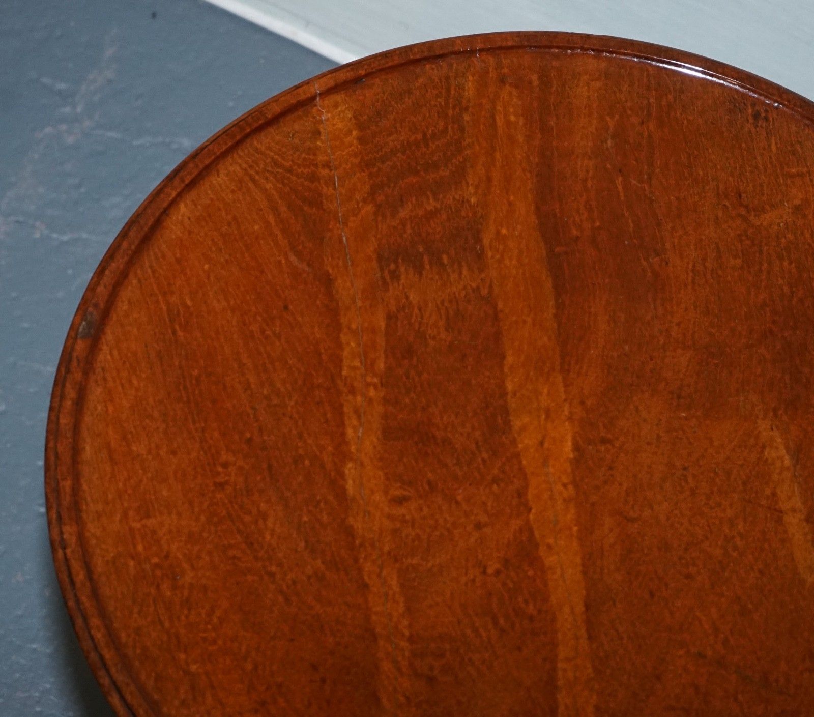 photo for sale Victorian Hardwood Tilt Top Tripod Table Round Side Or Wine Table
