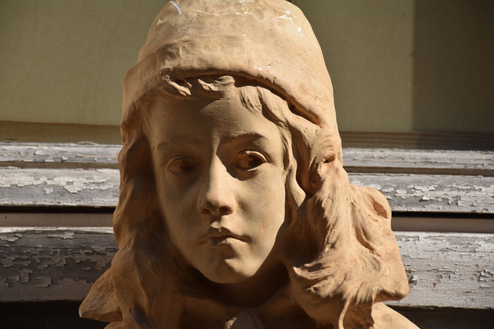 Henri Rogerol, Girl Wearing A Winter Bonnet (Circa 1920) photo vinterior