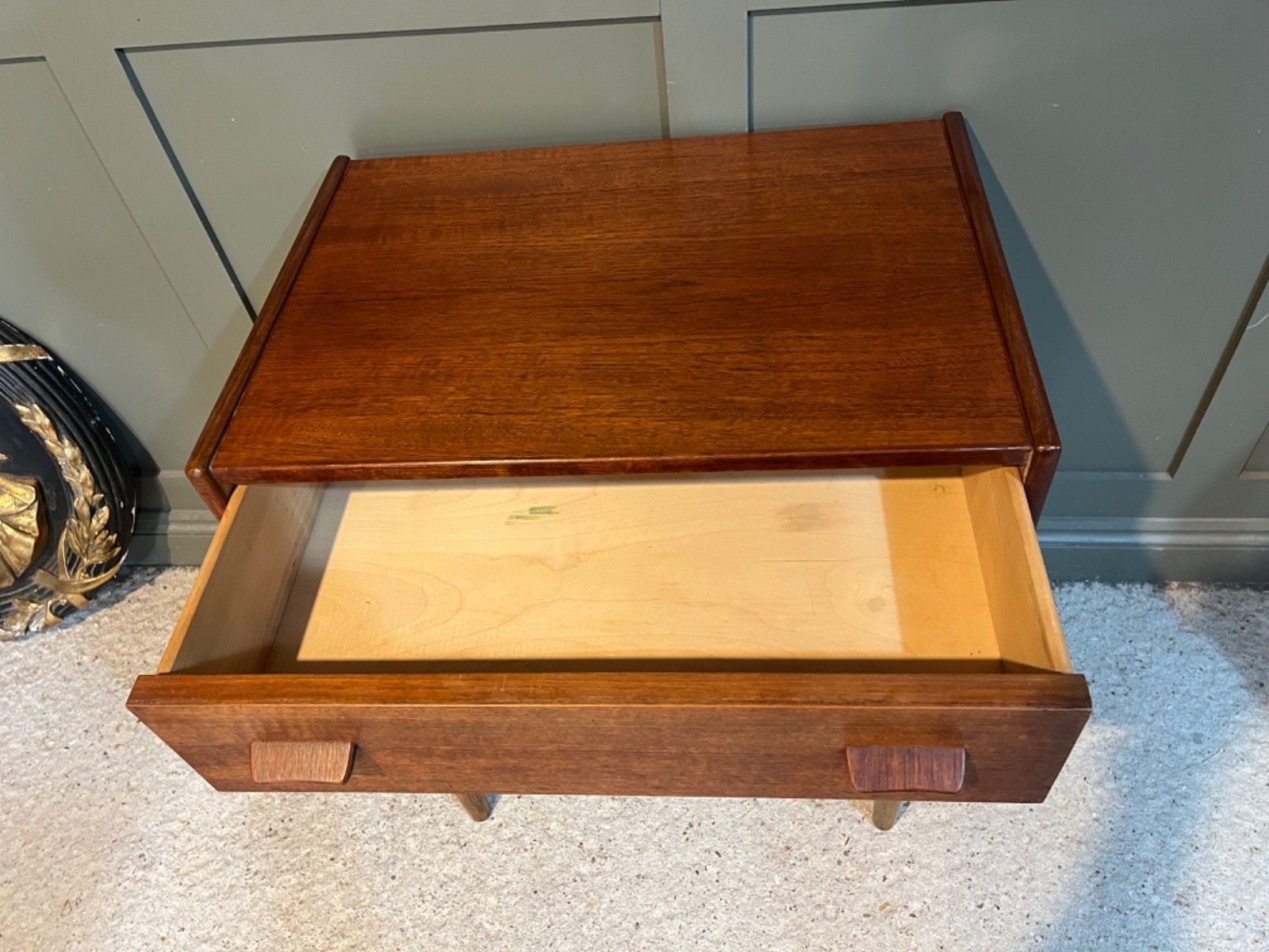Danish Teak Chest Of Drawers By Carl Aage Skov For Munch Mobler  1956 photo for sale