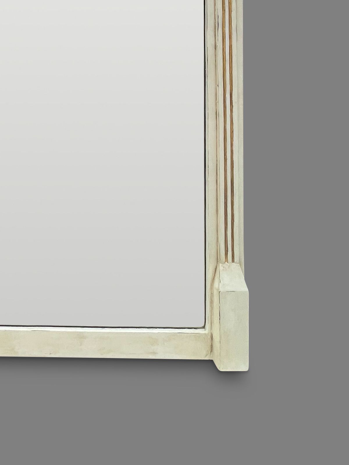 Large 19th Century English Painted And Gilt Overmantle Mirror photo 2275.0