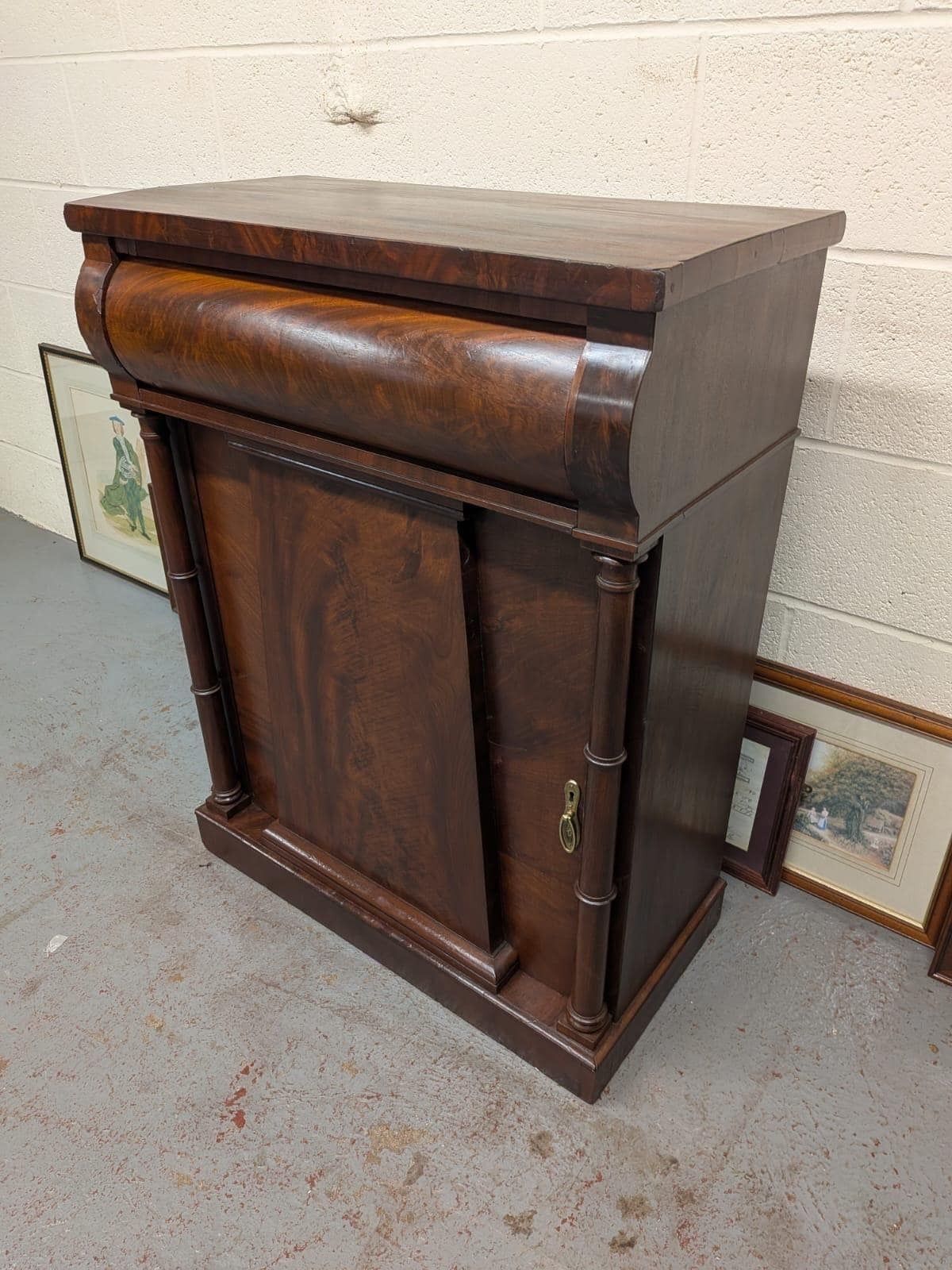 19th Century Mahogany Cellarette Sideboard photo furniture