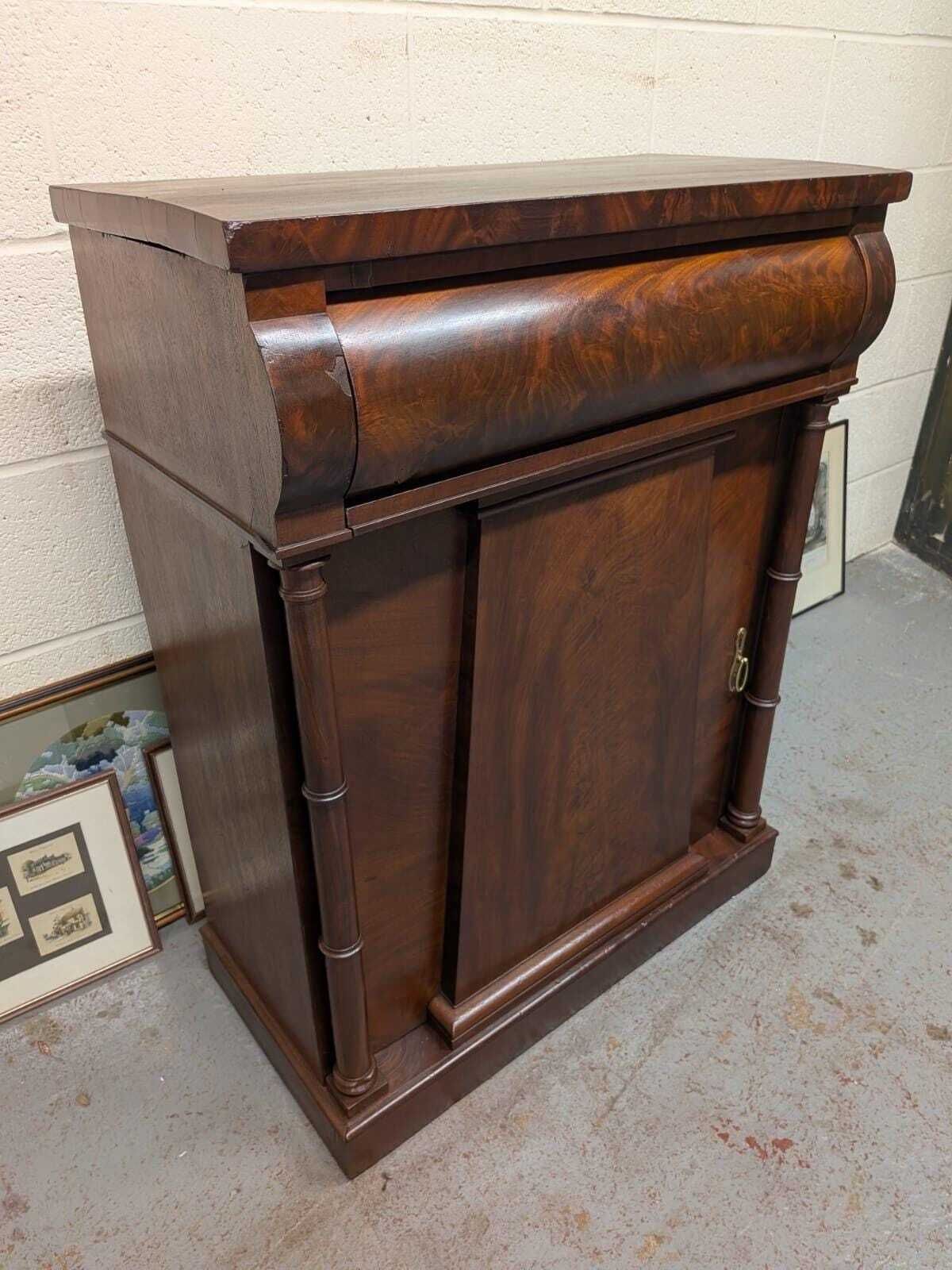 19th Century Mahogany Cellarette Sideboard photo for sale