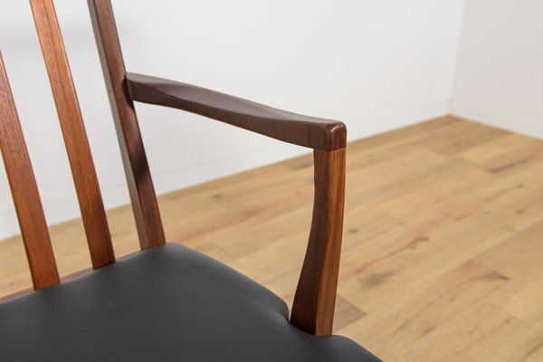 photo buy Mid Century Teak And Leather Dining Chairs By Leslie Dandy For G Plan, 1960s, Set Of 8