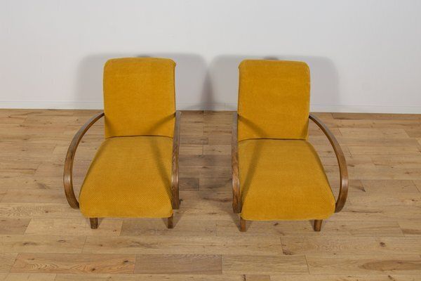 Art Deco Armchairs, Poland, 1930s, Set Of 2 photo vintage