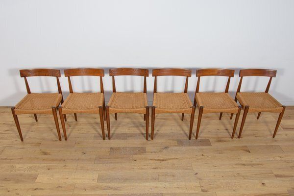 Mid Century Modern Dining Chairs By Arne Hovmand Olsen For Mogens Kold, 1960s, Set Of 6 photo Furniture
