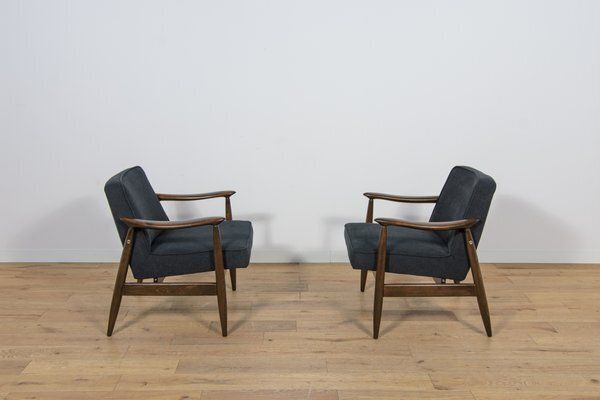 Mid Century Modern Gfm 87 Armchairs By Juliusz Kedziorek For Gościcińskie Furniture, Poland, 1960s, Set Of 2 photo furniture