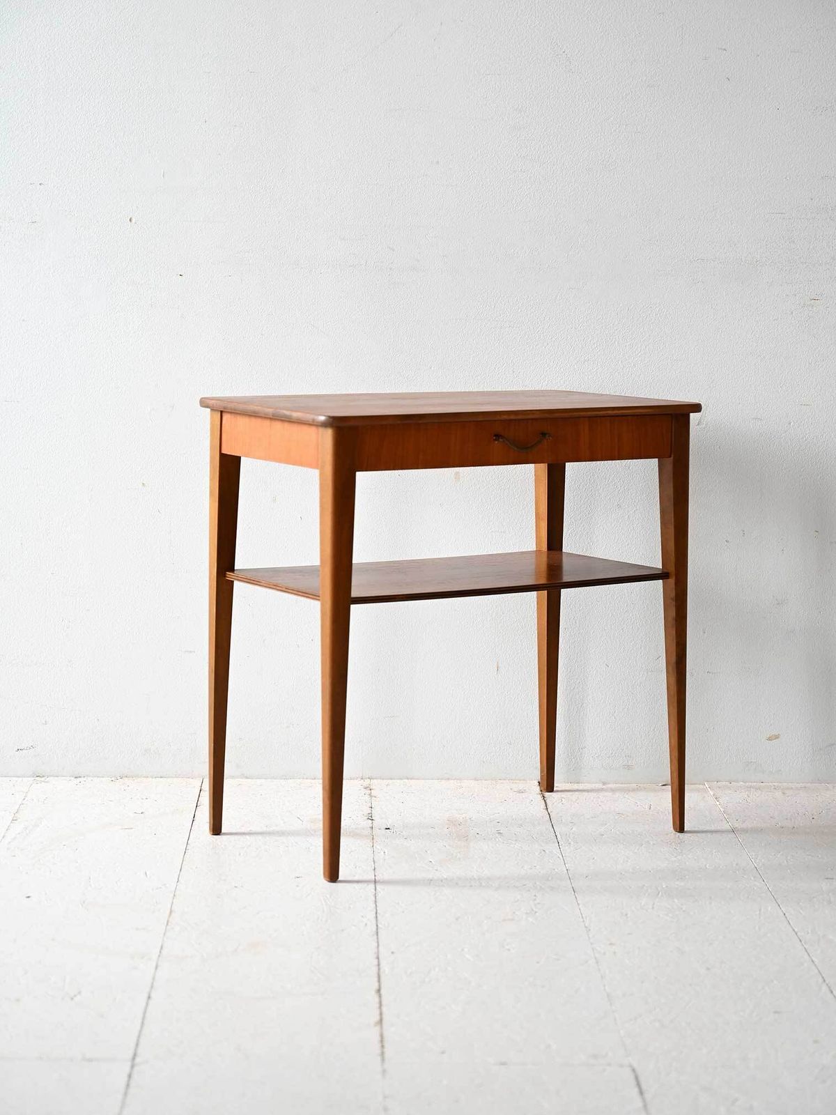 Vintage Scandinavian Teak Nightstand By Björkås Möbelfabrik photo for sale