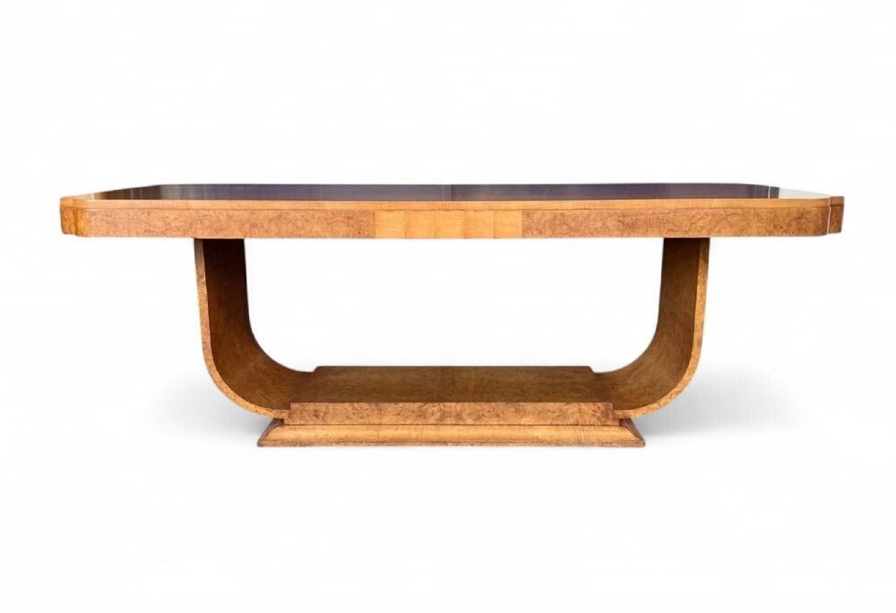 Furniture Art Deco Dining Table And Six Chairs By Harry And Lou Epstein photo