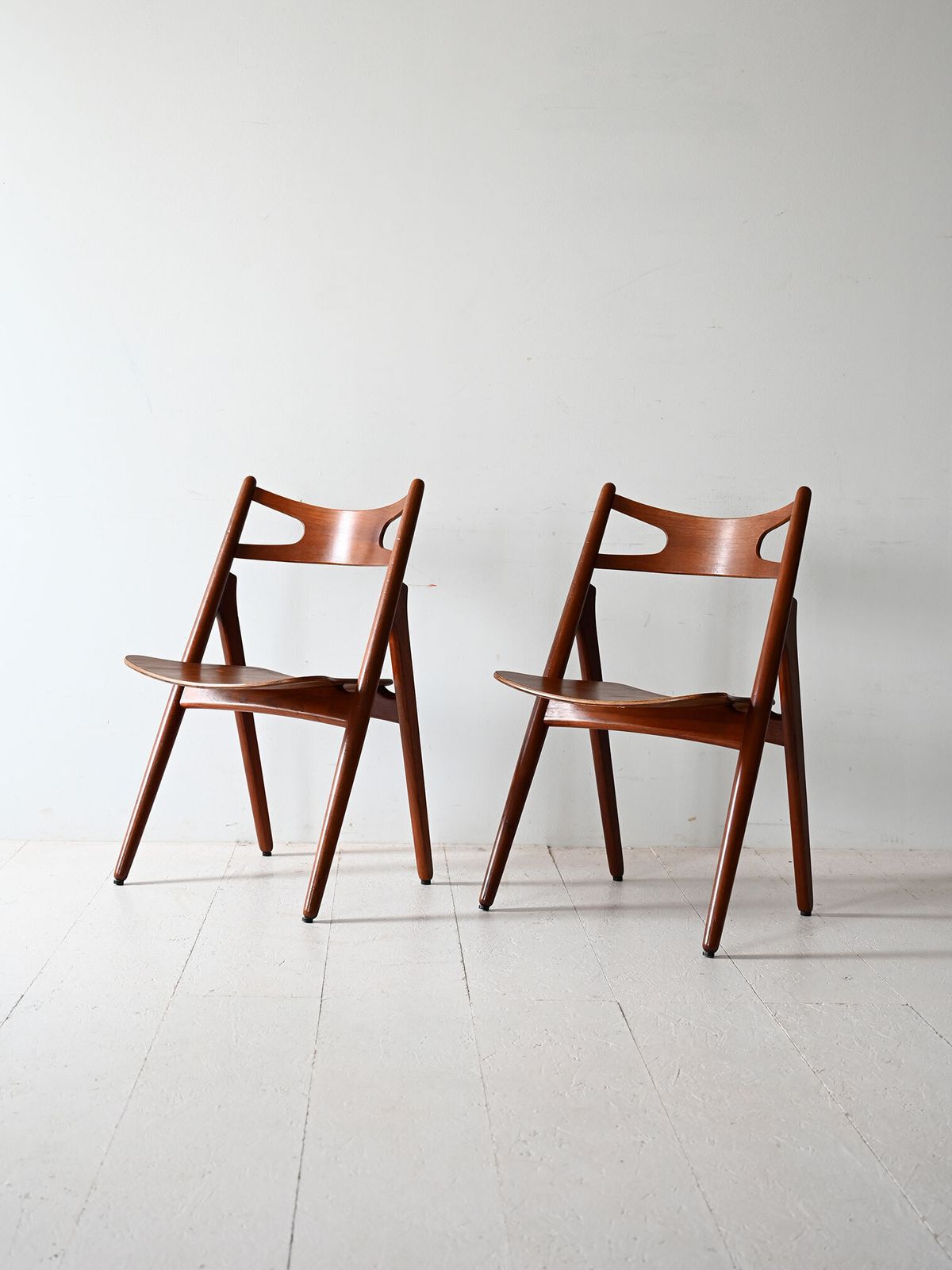 Pair Of Ch29 Chairs By Hans J. Wegner