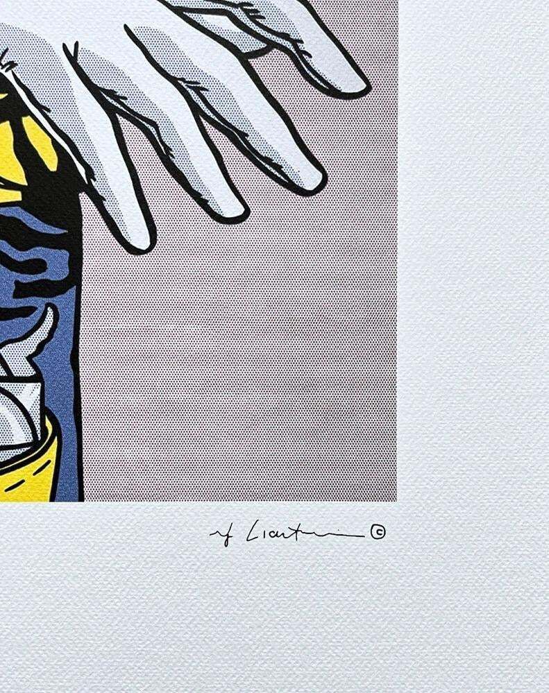 After Roy Lichtenstein, "Fastes Gun", 1990s, Silk Screen photo Art