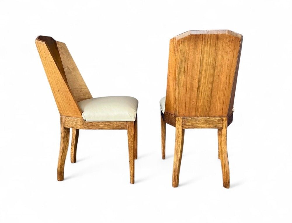 Pair Of Side Chairs By Hille, 1930s photo vintage