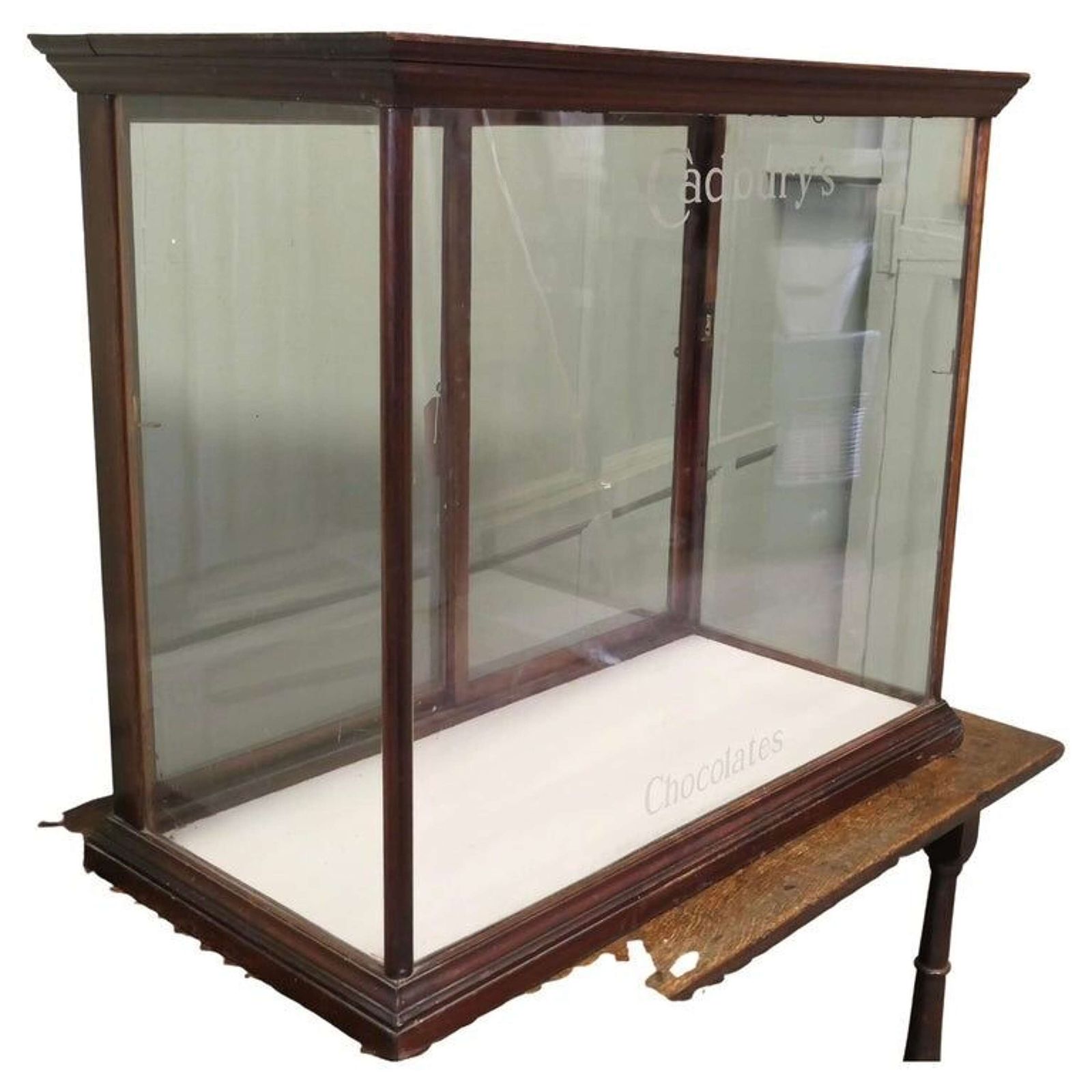 Edwardian Cadbury’s Counter Top Sweet Shop Display Cabinet