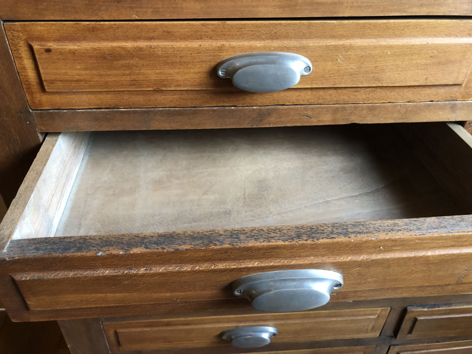 French Apothecary Oak Chest C1920s photo furniture