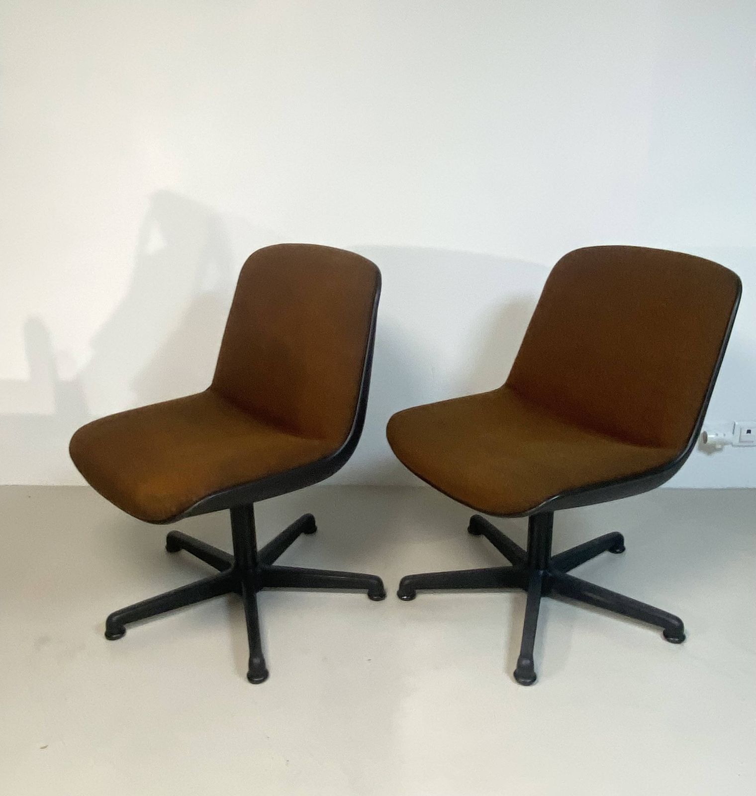 photo for sale Pair Of Comforto Armchairs From The 1970s.