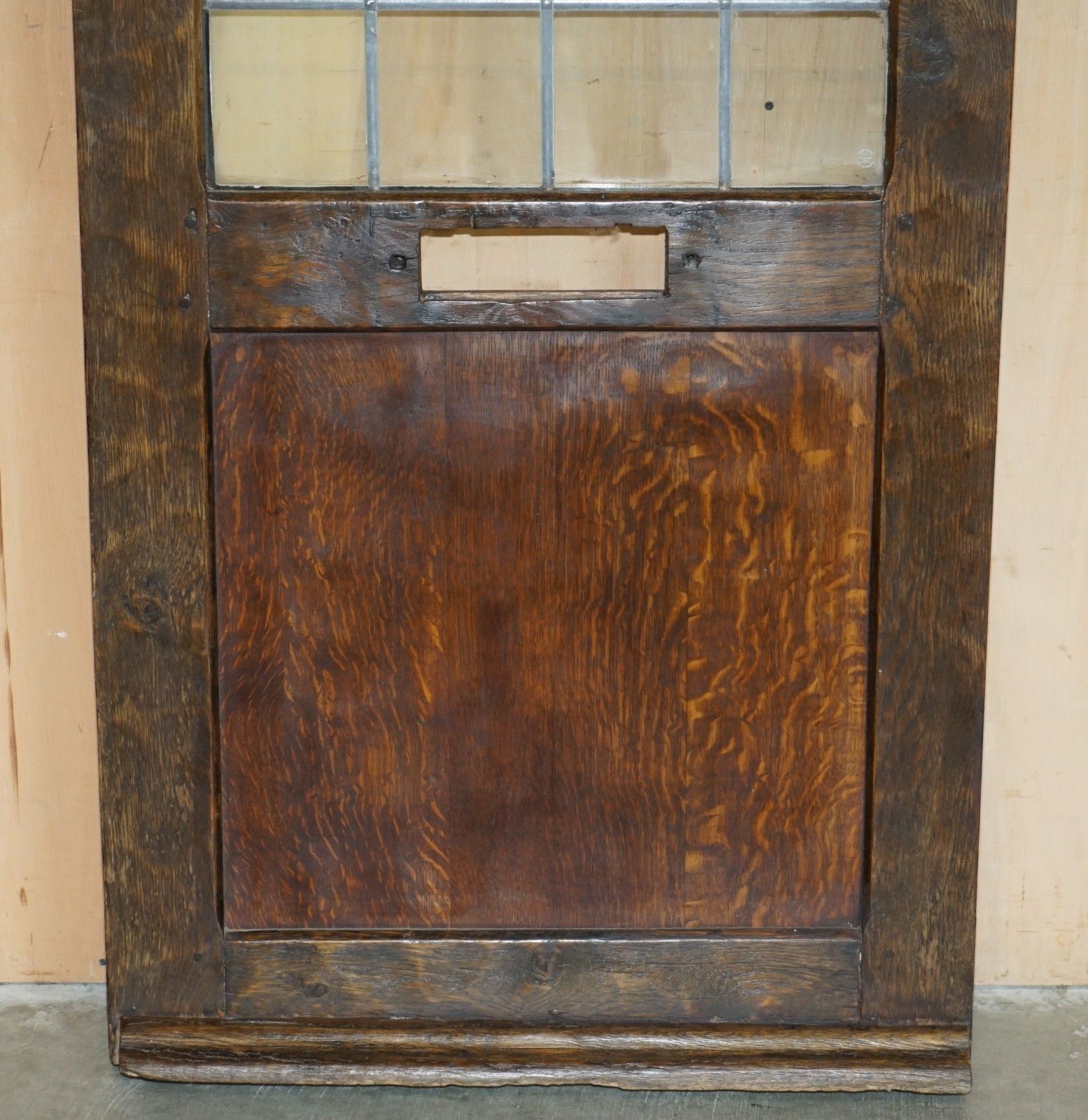 Fully Restored Antique Circa 1920's Robert Mouseman Thompson Front Or Back Door photo for sale