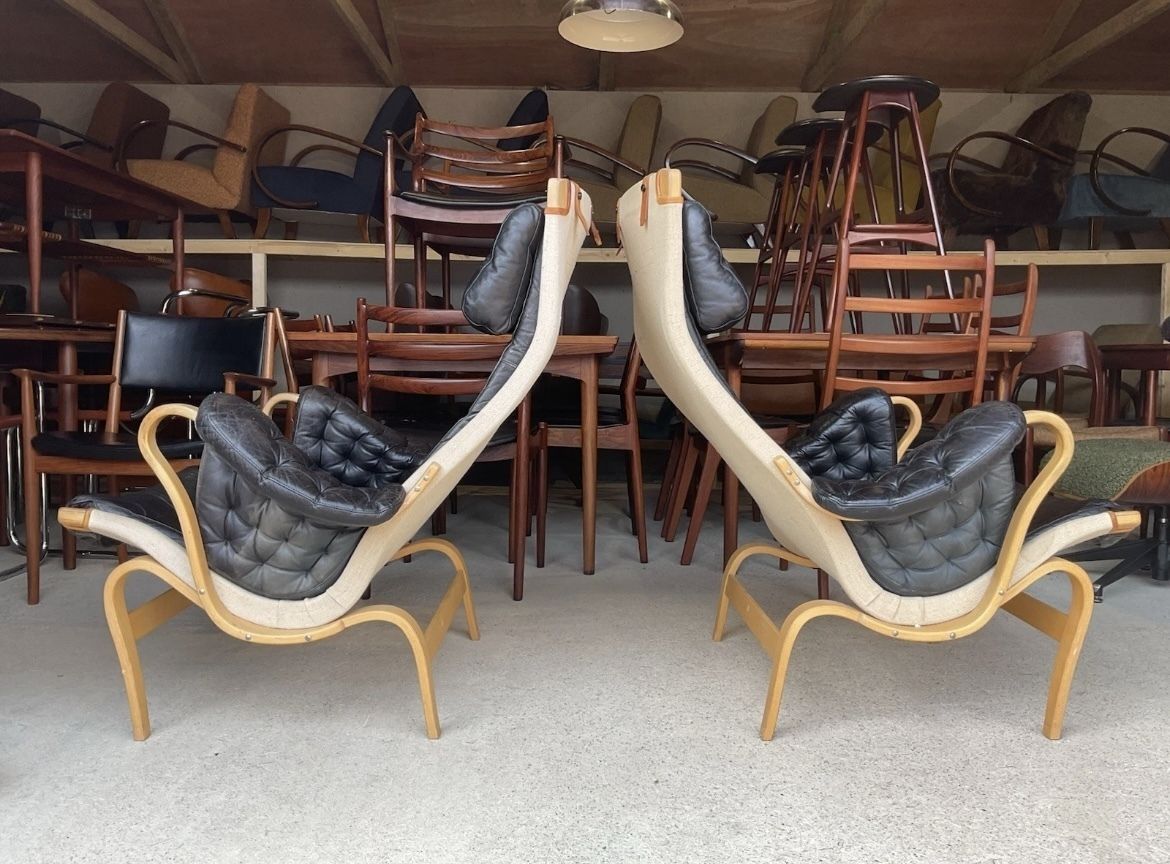2745.0 Pernilla Lounge Chairs /Armchairs By Bruno Mathsson, Sweden 1970 photo