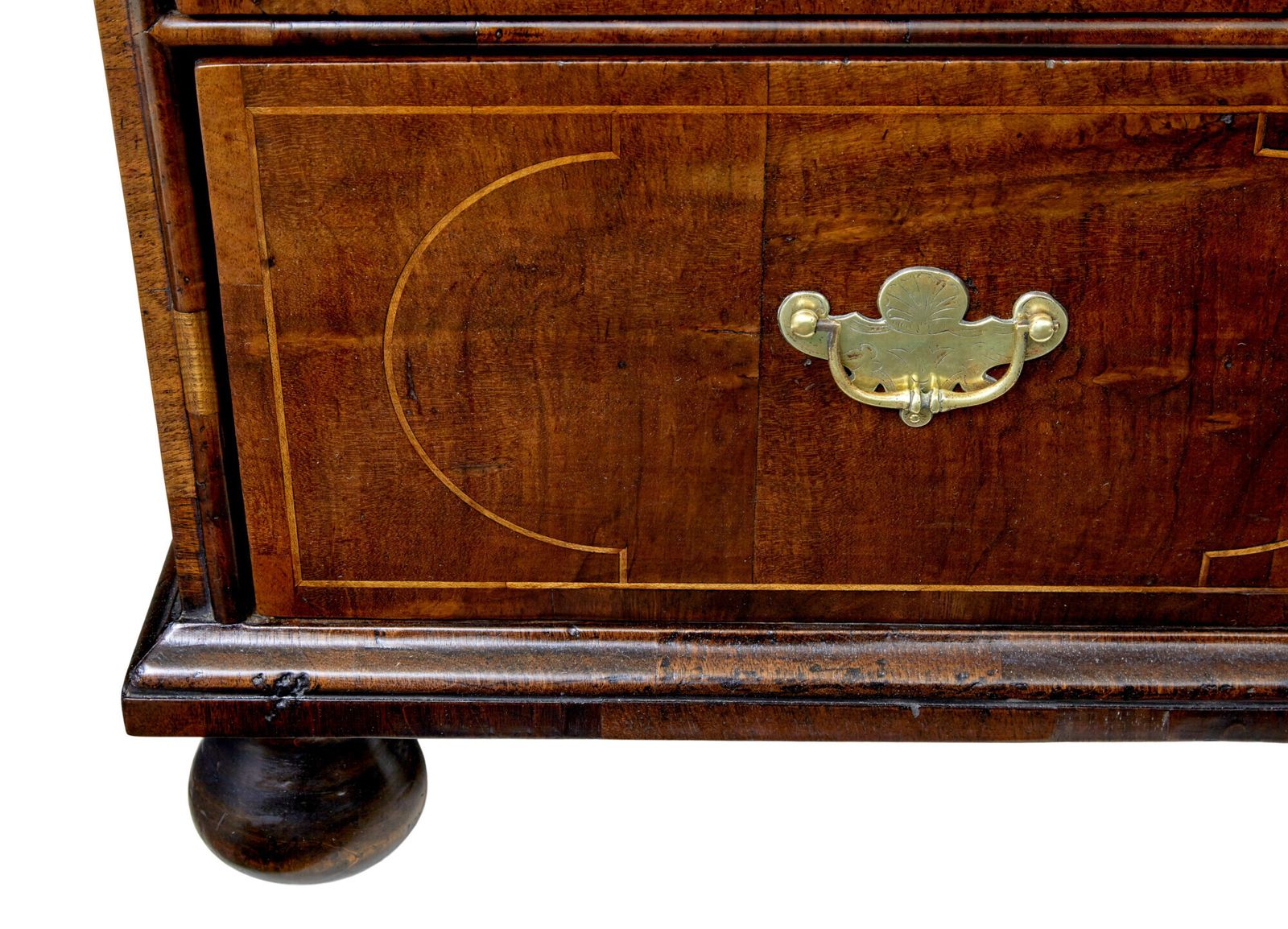 photo furniture 17th Century William And Mary Inlaid Walnut Chest Of Drawers
