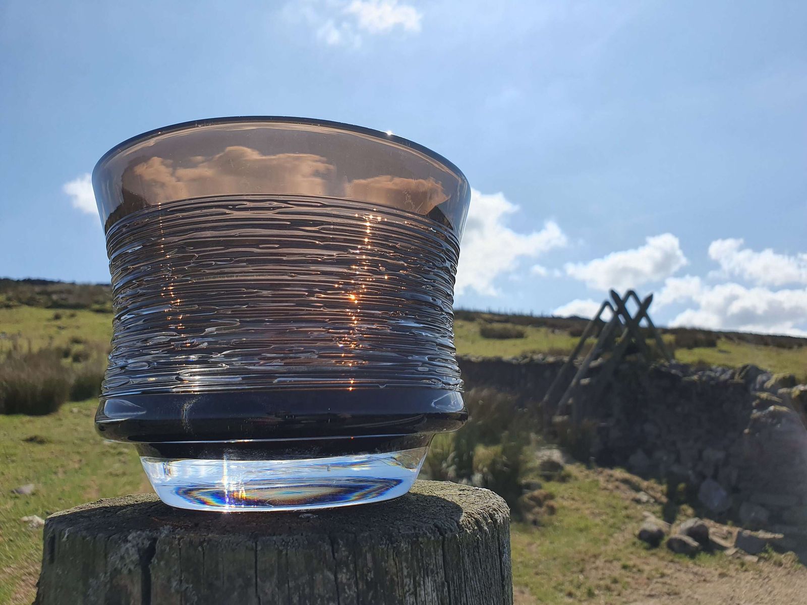 Bengt Edenfalk For Skruf, Sweden. A Fluted Glass Bowl From The "Spun" Series.1960 photo furniture