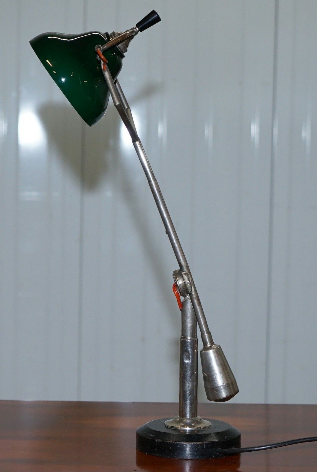 Rare Original Circa 1925 Art Deco Edouard Wilfred Buquet French Articulated Lamp photo vinterior