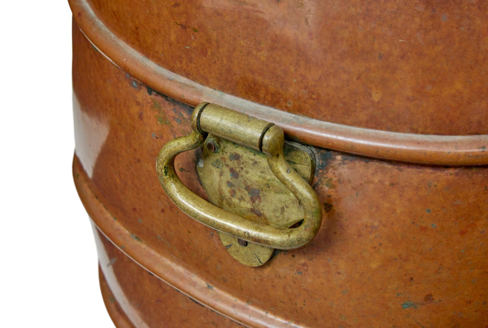 19th Century Copper And Brass Water Barrel photo furniture