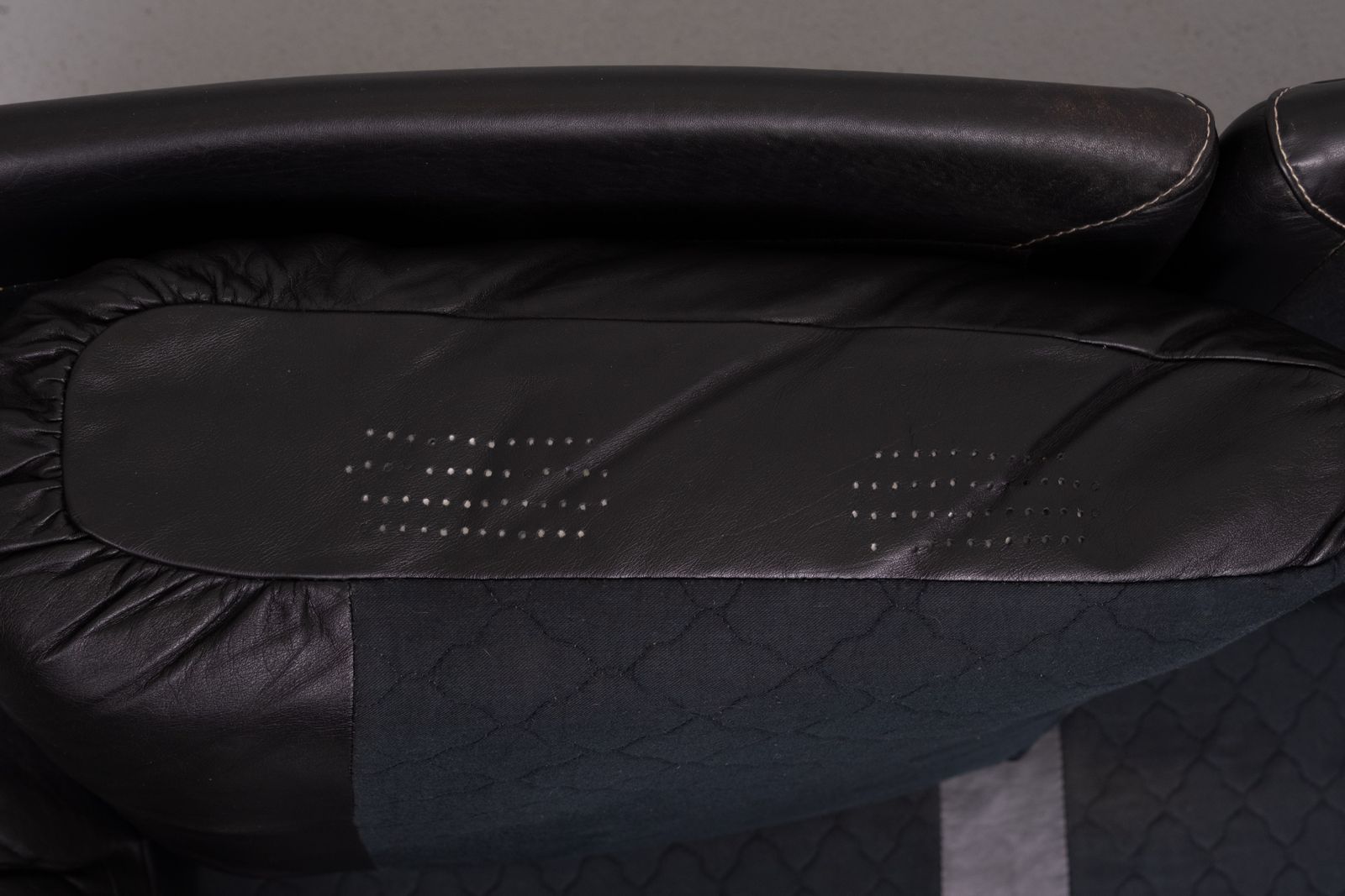 Black Leather Piumotto Sofa By Arrigo Arrigoni For Busnelli, Italy, 1970’s photo 2600.0