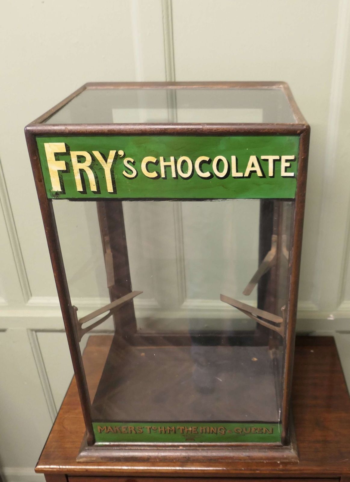 Edwardian Fry’s Counter Top Shop Display Cabinet photo 1194.0