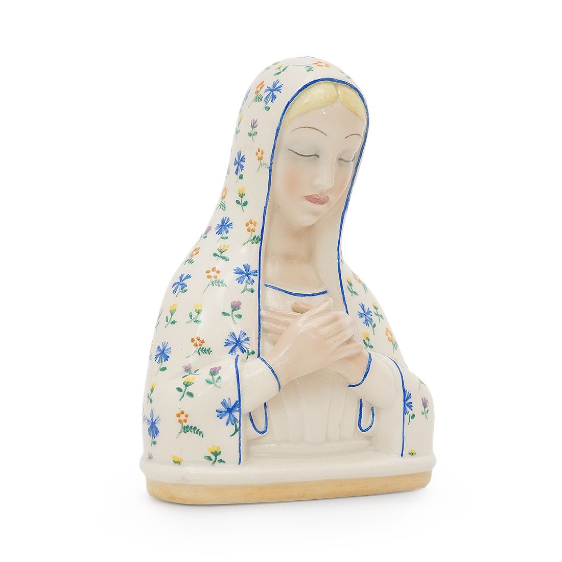 Ceramic Sculpture “Madonna” By Pietro Spertini For Lenci, 1930s