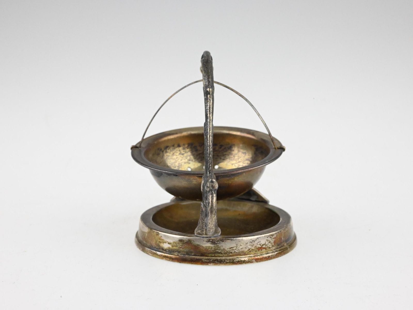 Antique Art Deco Tea Infuser And Drip Tray, Antique Tea Infuser, Vintage Kitchen Decor, Art Deco Tea Set, Vintage Tea Infuser, Tea Drip Tray photo for sale