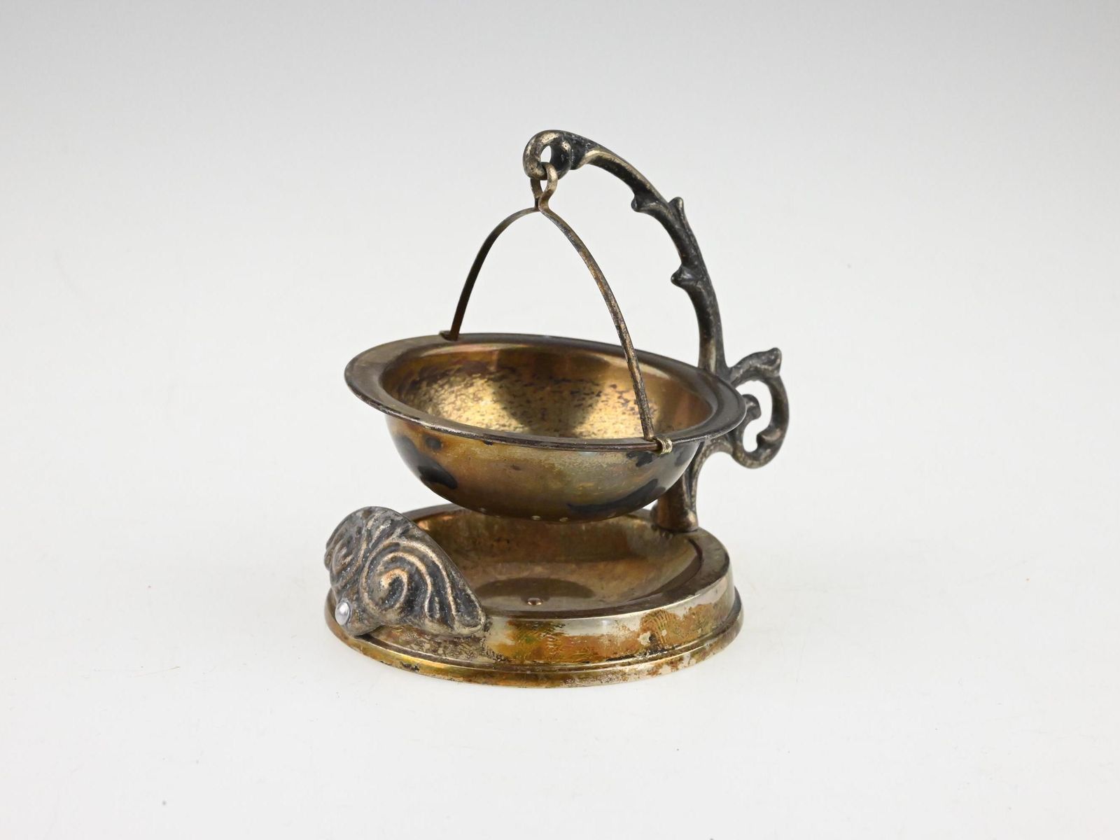 Antique Art Deco Tea Infuser And Drip Tray, Antique Tea Infuser, Vintage Kitchen Decor, Art Deco Tea Set, Vintage Tea Infuser, Tea Drip Tray photo vintage