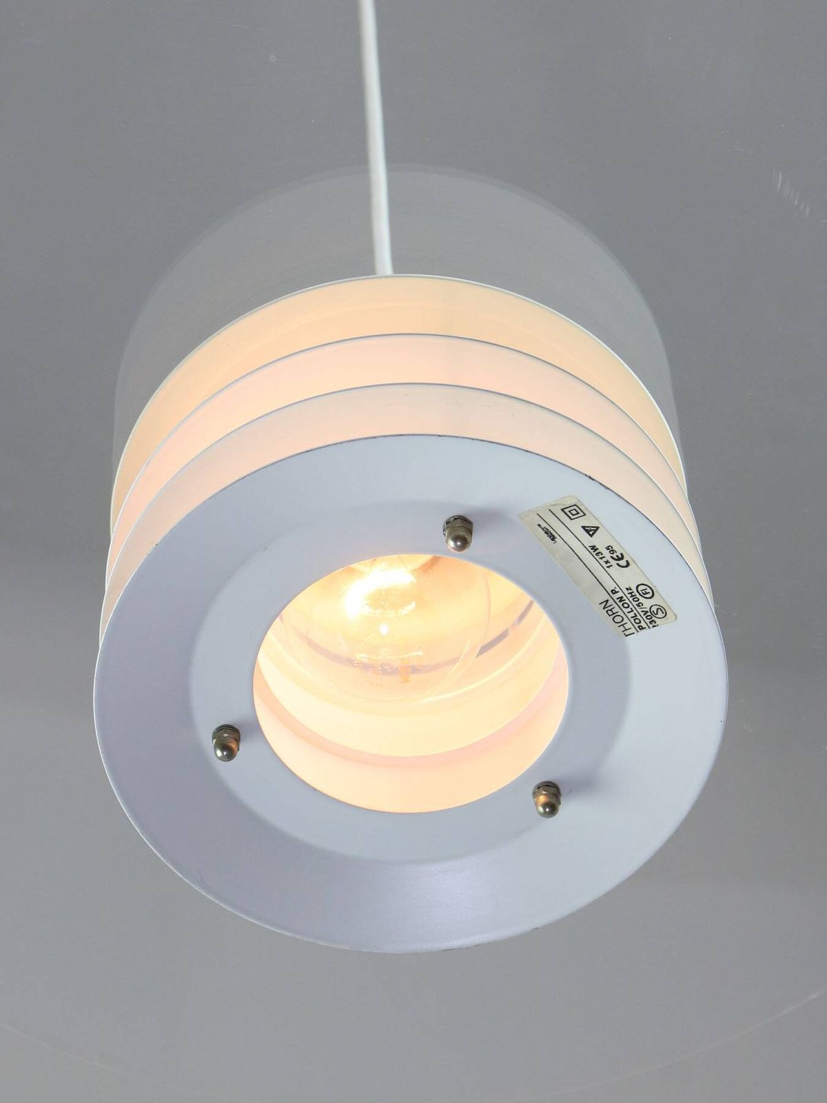 Lighting Scandinavian Duett Plexiglas And Metal Pendant Lamp From Landskrona Sweden photo