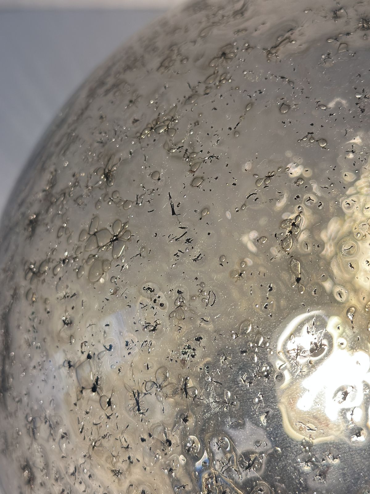 Italian Table Lamp Murano Glass By Simoeng In Clear And Fume' photo 3236.0
