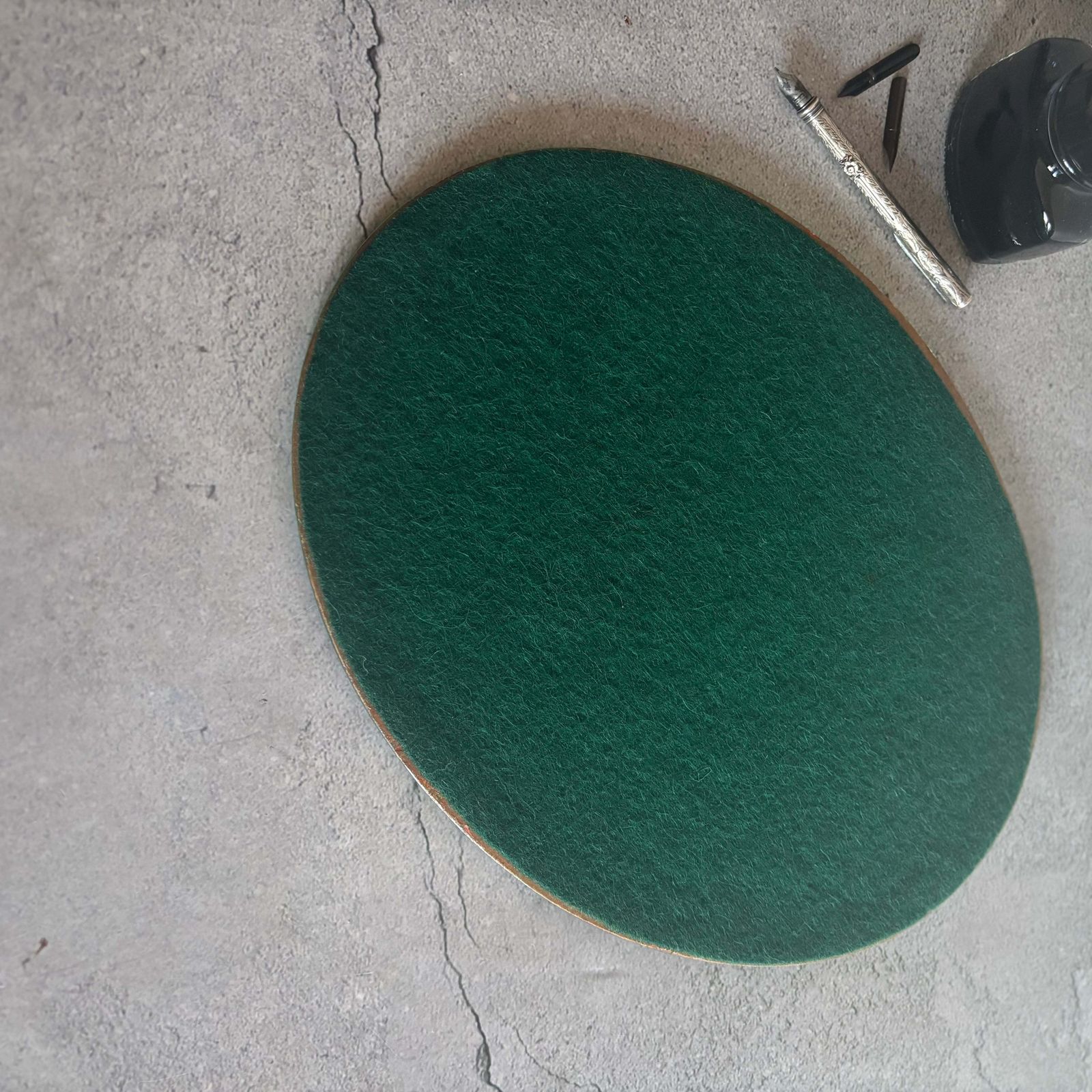 Antique Oval Shape Sorcerers Mirror photo vintage