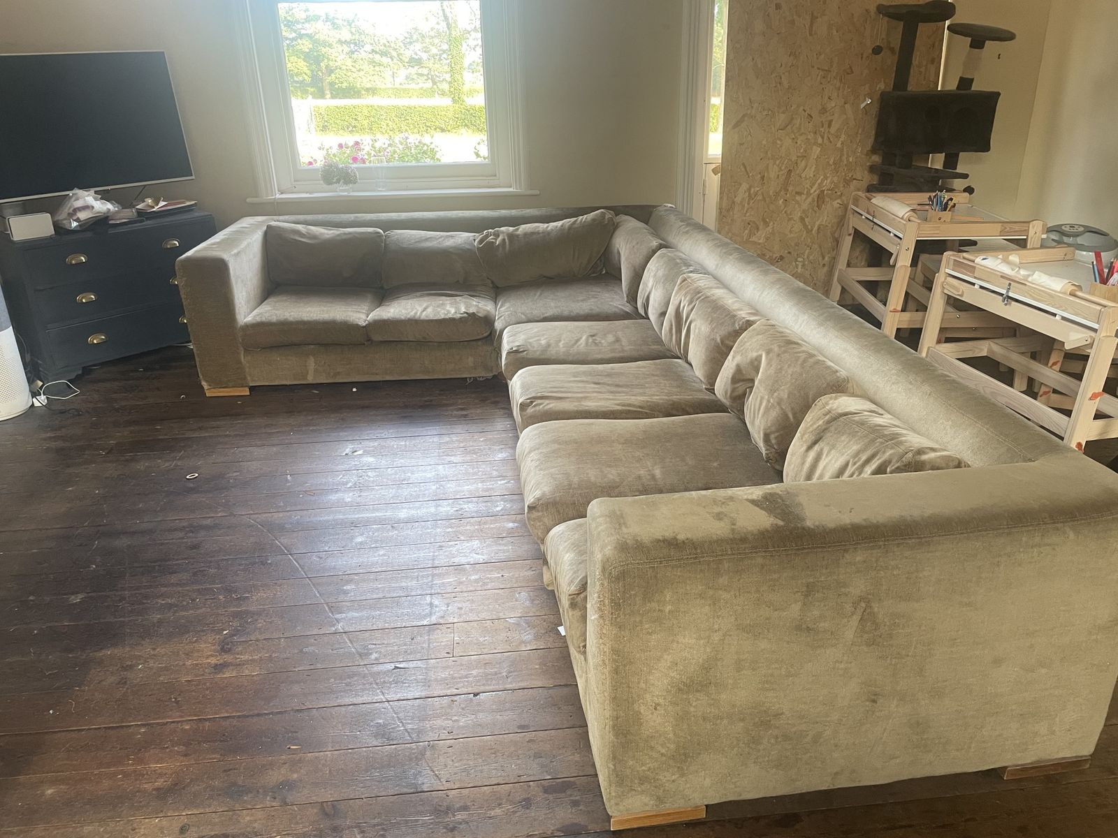 George Smith L Shape Sofa (Needs Upholstering) photo for sale