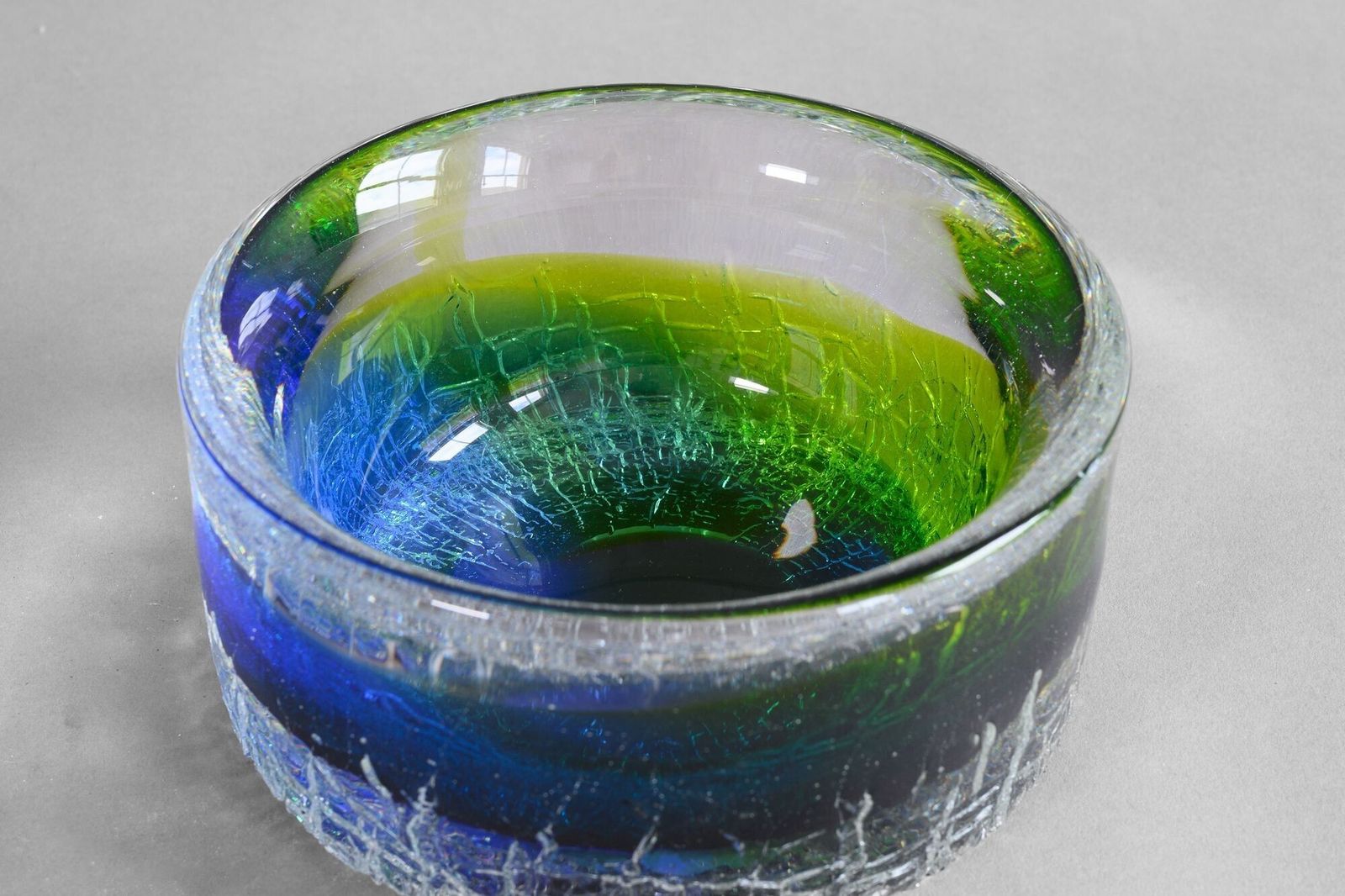 Pair Swedish Glass Vases photo Home Decor