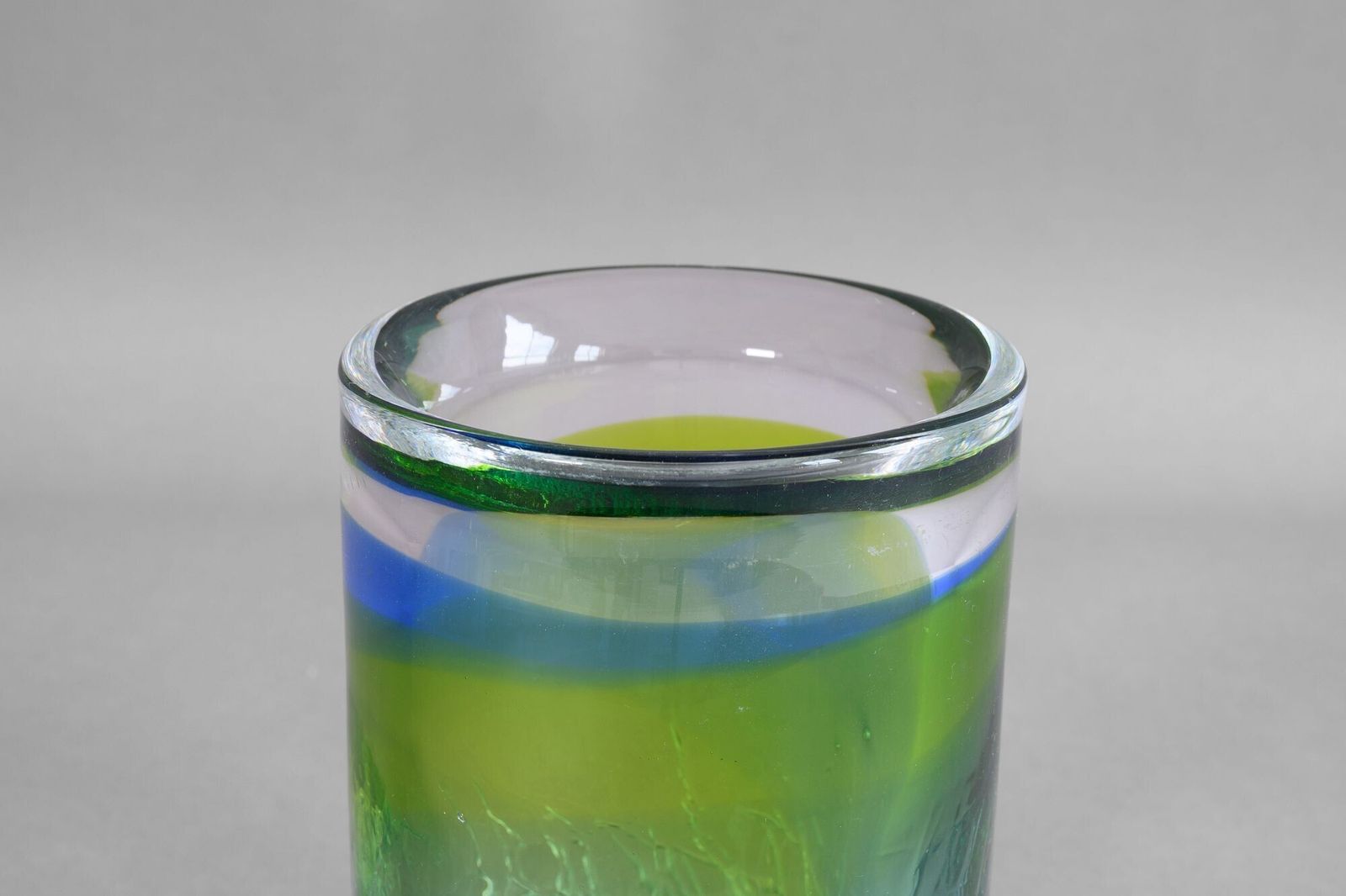 Pair Swedish Glass Vases photo 135.0