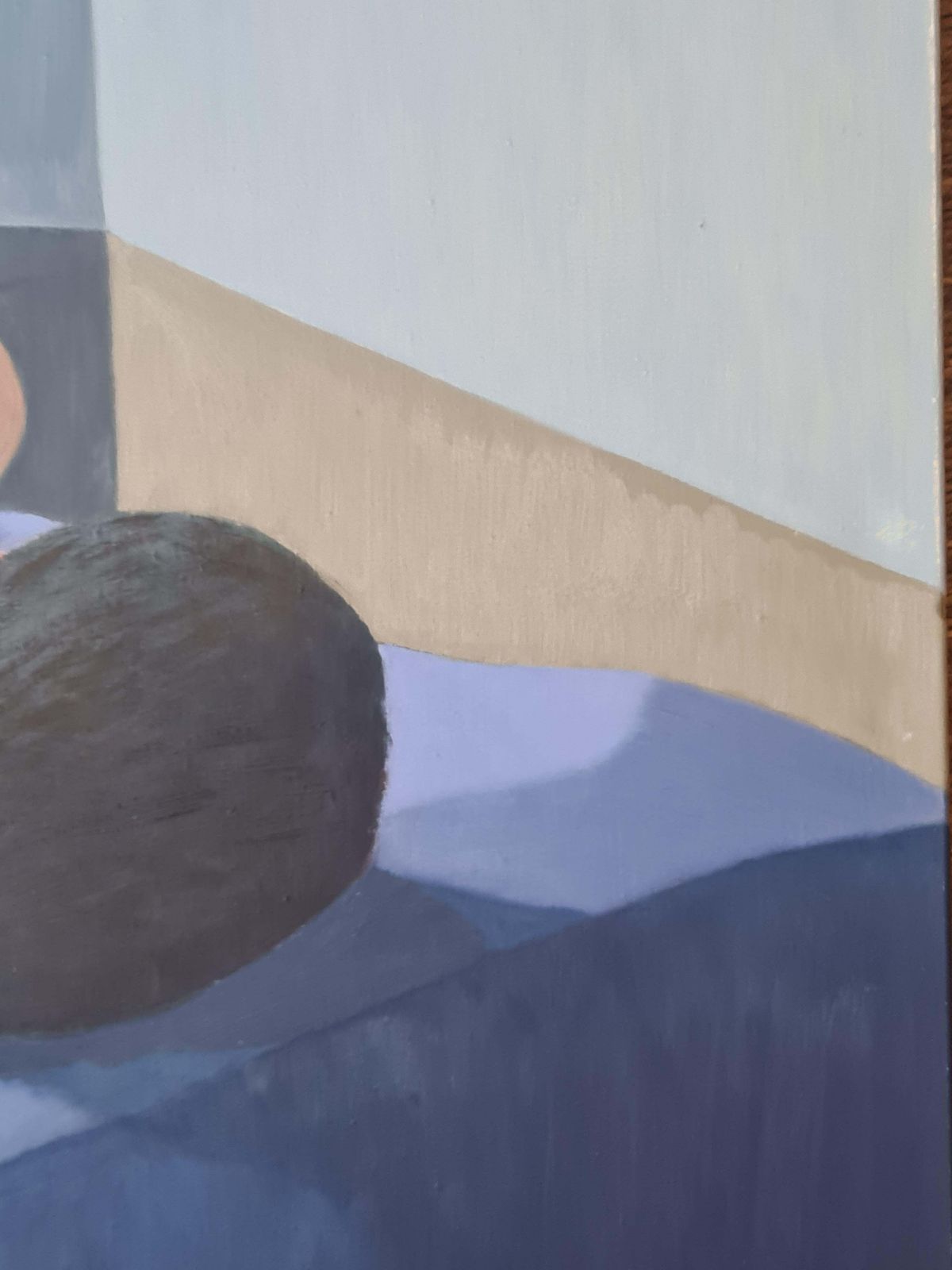 Colourful Large Cubist Nude, Nue Allongée By Isabelle Pardoe photo vinterior