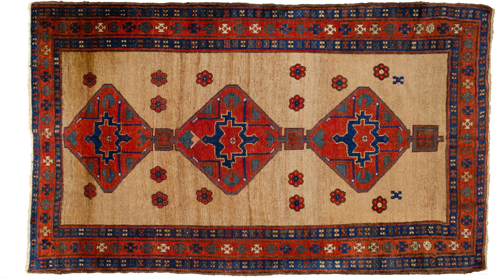 Antique Kordi Rug 196x119cm,, 1910s photo vinterior