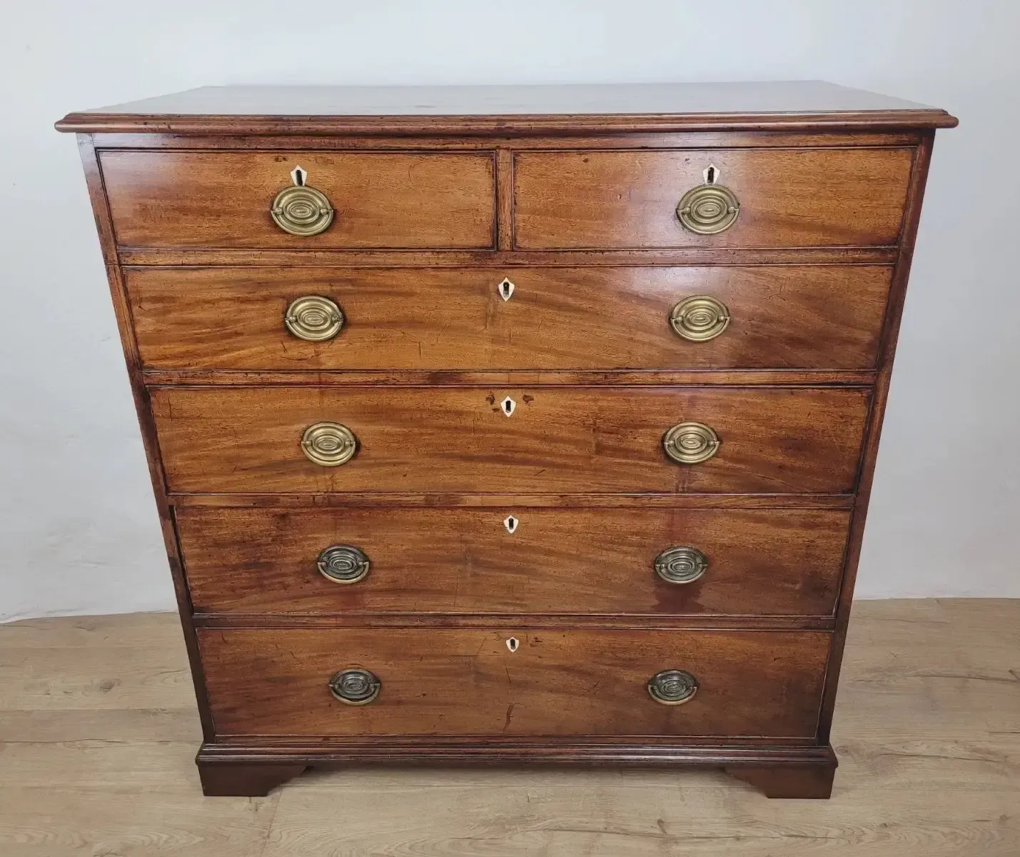 Furniture Waring & Gillow Chest Of Drawers 2 Over 4 English Regency photo
