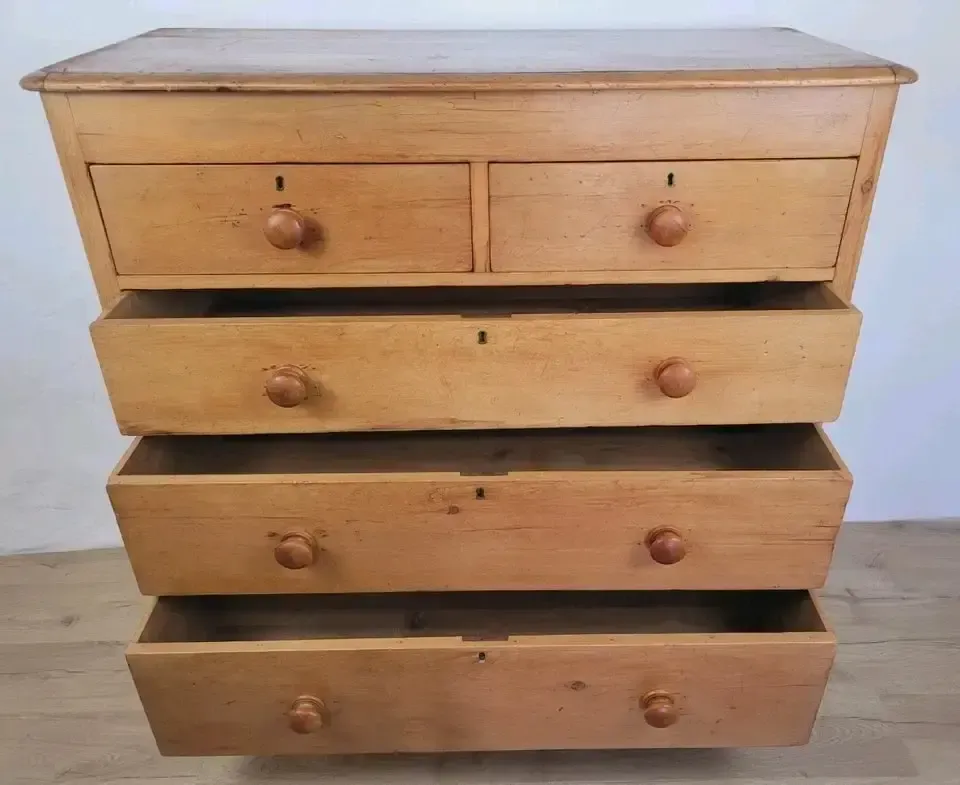 Victorian Chest Of Drawers Pine Farmhouse Rustic Country photo 1500.0