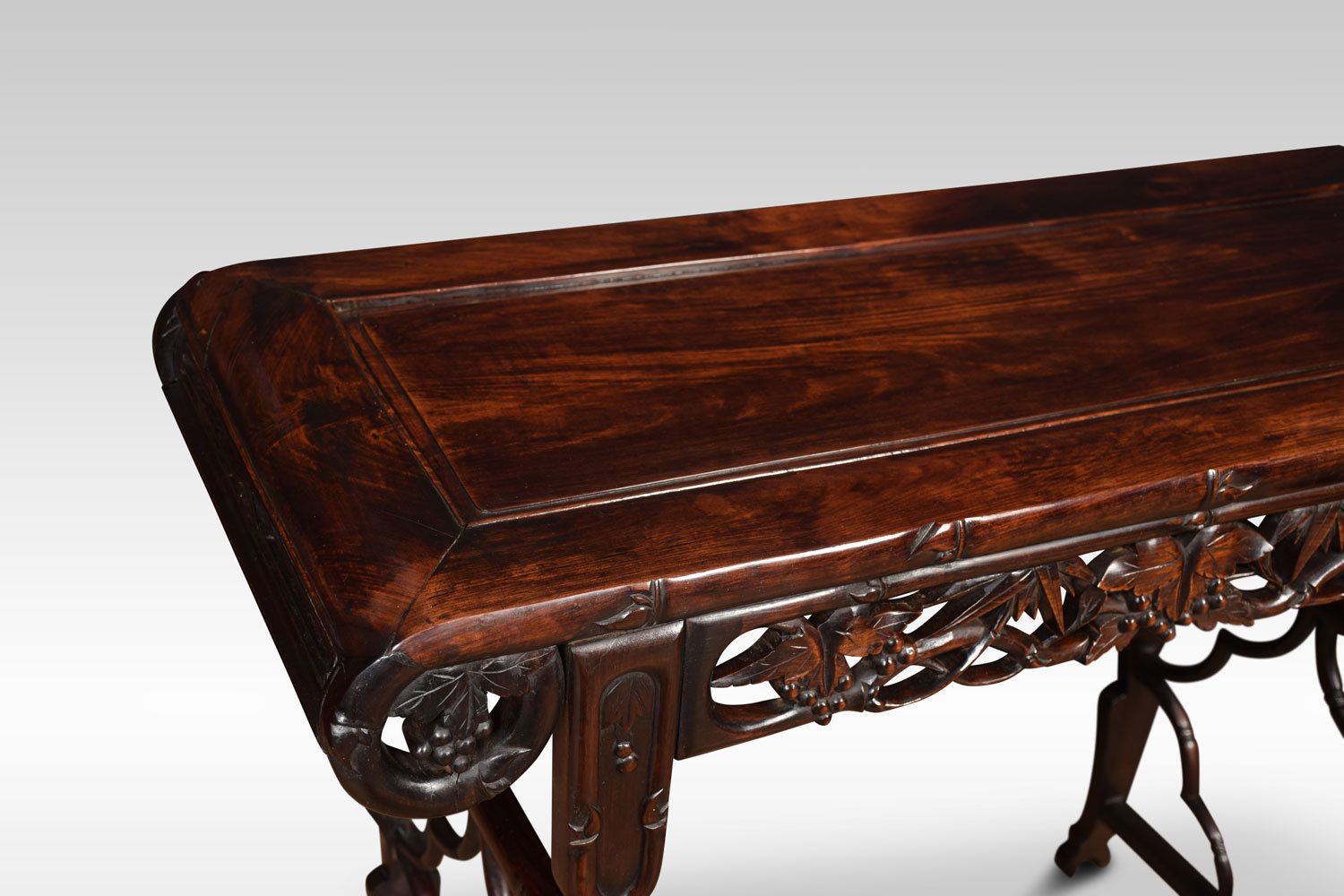Chinese Carved Rosewood Alter Table photo vinterior