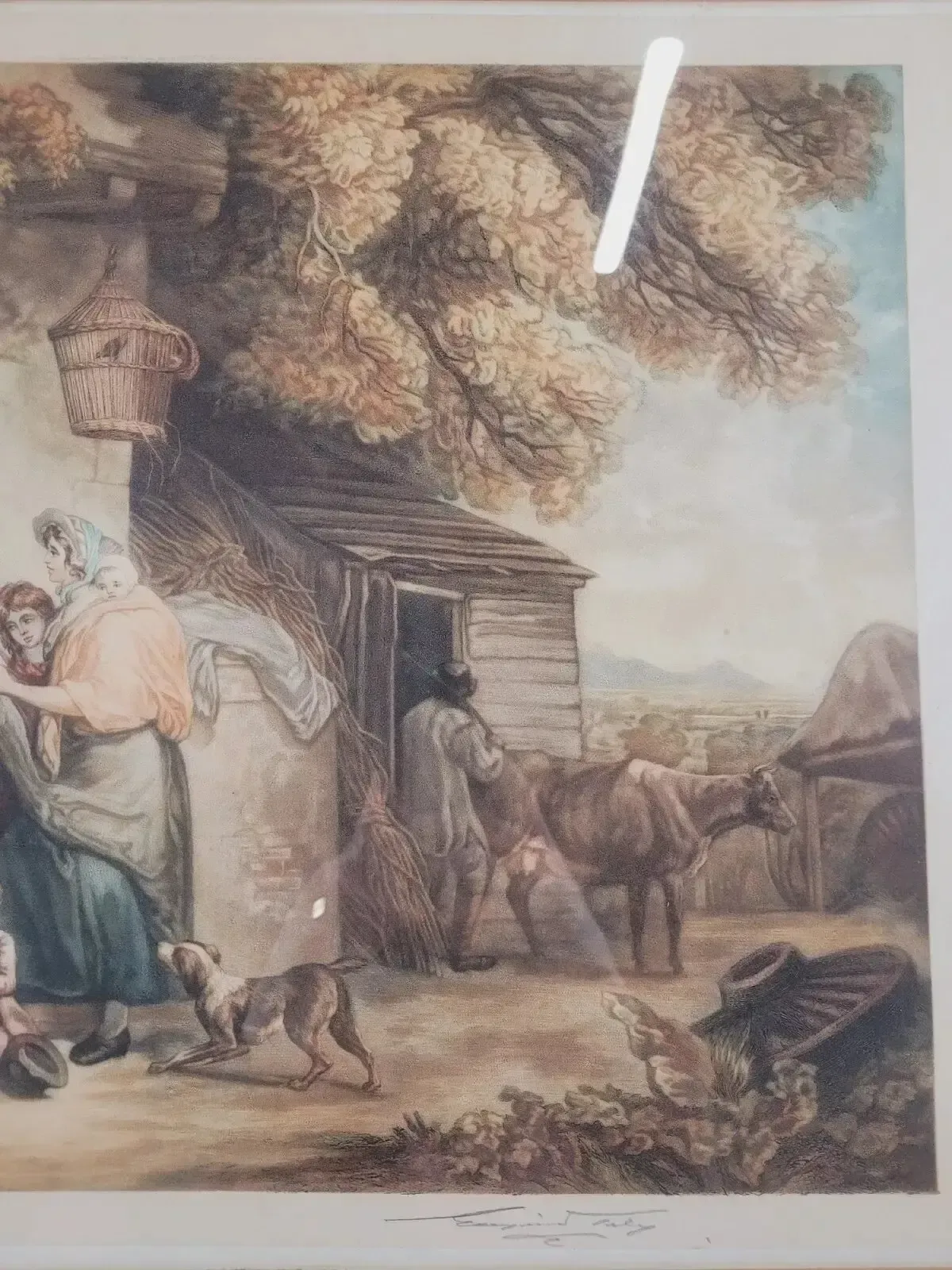 'Rustic Benevolence' Picture Country Print By Francis Wheatley photo vinterior