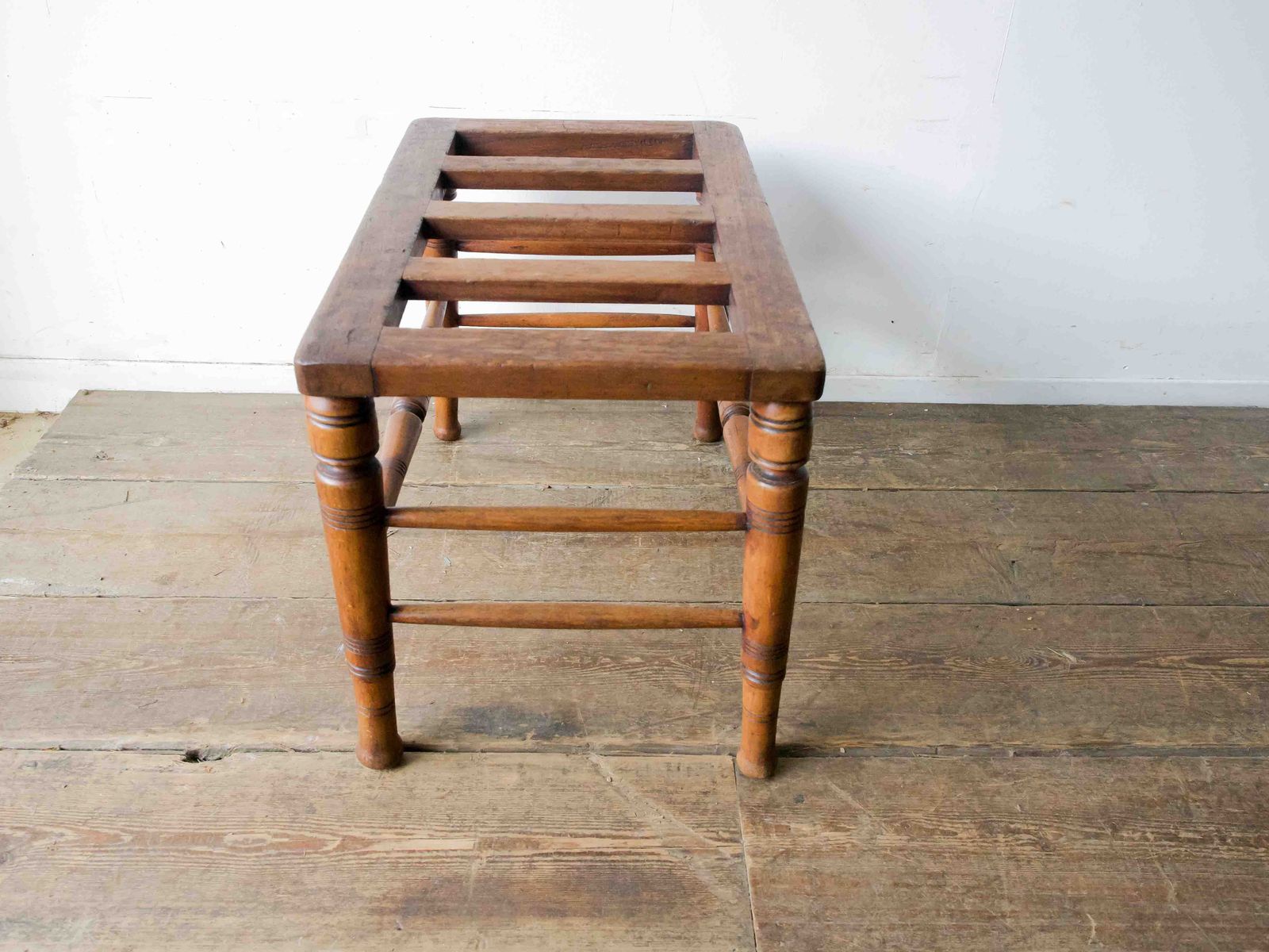 Vintage Luggage Rack, 1900s, Oak photo Furniture