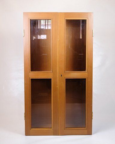 Set Of Two Display Cabinets / Pharmacy Cabinets   Oregon Pine   Danish Design   1960s photo for sale