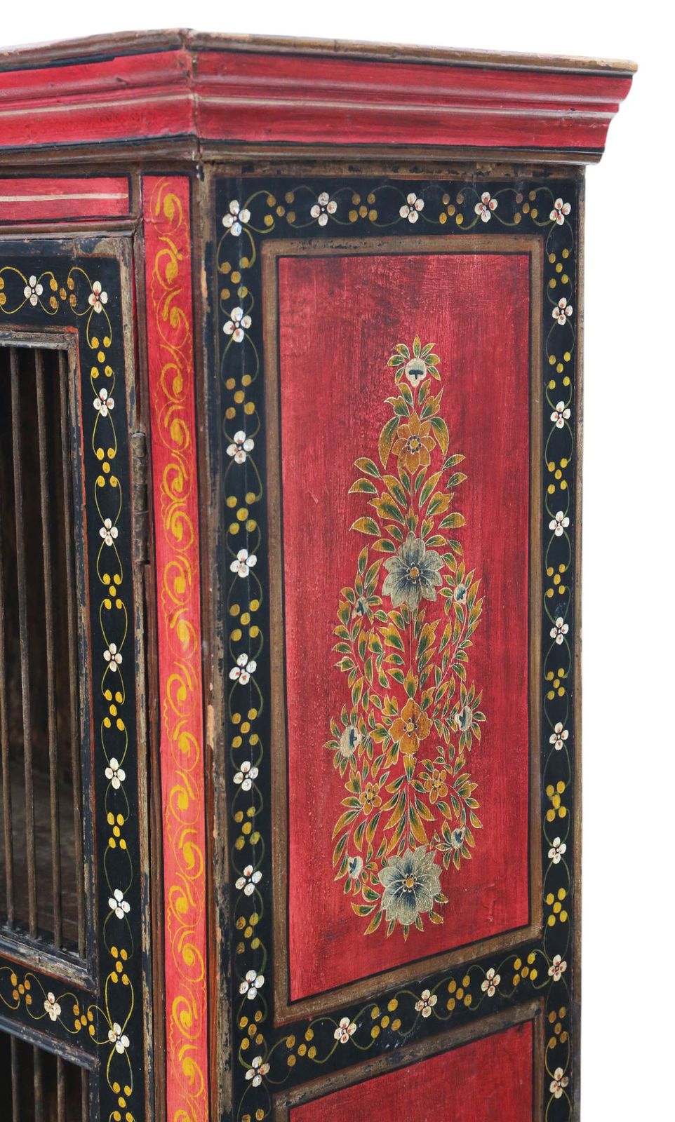 Antique 19th Century Painted Housekeeper’s Larder Cupboard – Fine Quality Storage Furniture photo buy